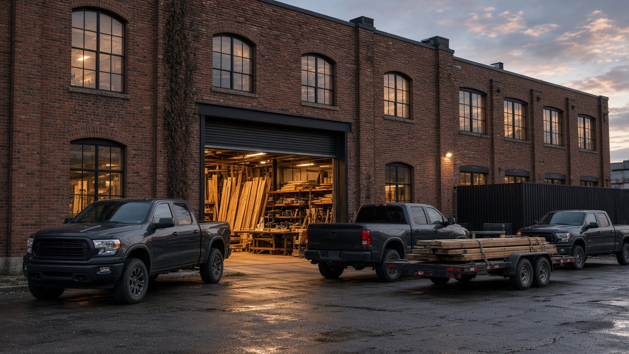 Platte River Builders headquarters in a RiNo brick warehouse